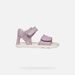 Růžové dívčí barefoot sandály Geox Sandal Steppieup