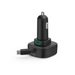Hama rychlá USB nabíječka do vozidla, 2x USB-C, PD 30 W, navíjecí kabel