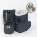 ESITO Softshellové capáčky Wintry Dark grey - šedá / stříbrná