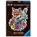 Dřevěné puzzle Barevná liška 150 dílků