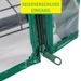 KINZO Zahradní foliovník se vstupem 6 polic 195x73x143 mm ED-219566