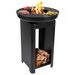 EDCO Přenosné zahradní ohniště s grilem a stojanem TEPPANYAKI ED-229074