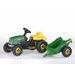 Šliapací traktor Rolly Kid s vlečkou - zelený