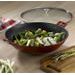 KELA Wok litinový s poklicí CALIDO 36 cm červená KL-11947