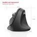 Hama vertikální ergonomická bezdrátová myš EMW-500, 6 tlačítek, černá
