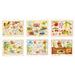 Displ. 12ks - Puzzle na desce "Dětské motivy"