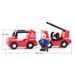 WOODY Autíčka k dráze - Hasiči, 3ks