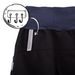 unuo softshellové kalhoty s fleecem Černé + reflexní obrázek Evžen (Softshell kids trousers)