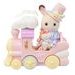 Sylvanian family Letadlo, vláček a baby figurky v zábavném parku