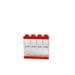 LEGO sběratelská skříňka na 8 minifigurek - červená