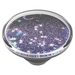 PopSockets PopTop Gen.2, Tidepool Galaxy Purple, fialové třpytky v tekutině, výměnný vršek