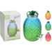 EXCELLENT HOUSEWARE Dávkovač nápojů skleněný 4,5 l fialová / oranžová KO-CD4100050fior