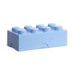 LEGO box na svačinu 100 x 200 x 75 mm - světle modrá
