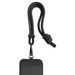 Black Rock Universal Wrist Band Lanyard, šňůrka/ poutko na mobil, s karabinkou, 25 cm, černá