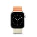 Hama Fantastic Feel, řemínek pro Apple Watch 42/44/45/49 mm, magnetický, oranžový/béžový