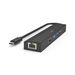 Hama USB-C hub multiport, 3x USB-A, USB-C PD, HDMI, LAN, 6 portů
