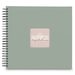 Hama album klasické spirálové FINE ART 36x32 cm, 50 stran, sage, černé listy