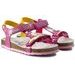 Dětské letní boty GEOX J NEW SANDAL ALOHA G FUCHSIA/WHITE