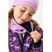 Unuo Dětský nákrčník z teplákoviny Basic, Lila