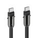 Hama USB-C kabel a šňůrka na mobil 2v1, 1,2 m, černá