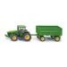 SIKU Farmer - traktor John Deere s vlekem, 1:50