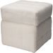 HOMESTYLING Taburet s úložným prostorem 38x38x37 cm bílá KO-NB1510850bila