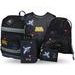 BAAGL SET 5 Zippy Plus Pixel Space: aktovka, penál, sáček, zástěra, peněženka