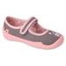 Dívčí balerínky, domácí obuv Befado 114X519 - pejsek