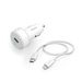 Hama set: rychlá USB nabíječka do vozidla USB-C PD 20 W + kabel USB-C Lightning 1 m