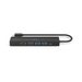 Hama USB-C hub multiport, 3x USB-A, USB-C PD, HDMI, LAN, 6 portů
