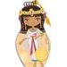 Oblékáme egyptské panenky FARAH – Omalovánky Baagl