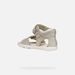 Béžové dívčí barefoot sandály Geox Sandal Steppieup
