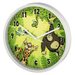 Hama Jungle dětské nástěnné hodiny, průměr 22,5 cm, tichý chod