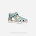 Tyrkysové dívčí barefoot sandály Geox Sandal Steppieup
