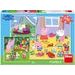 PEPPA PIG NA PRÁZDNINÁCH 3x55 Puzzle NOVÉ