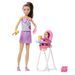Barbie SKIPPER BABYSITTER chůva s jídelní židličkou