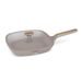 BERLINGERHAUS Grilovací pánev s titanovým povrchem a poklicí 28 cm Taupe Nordic Collection BH-8336