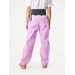 Dětské softshellové kalhoty bez zateplení Basic, Lila