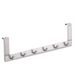 KELA Dveřní věšák 6 háčků Colgar nerez matná stříbrná 46,0x13,0x2,5cm KL-22229