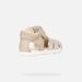 Béžové dívčí barefoot sandály Geox Sandal Steppieup