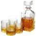 EXCELLENT HOUSEWARE Whiskey set karafa + sklenice sada 5 ks křišťálové sklo, 0,9L KO-CD1003190