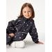 Unuo, Batolecí softshellová kombinéza s fleecem Mini, Černá, Květiny