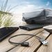 Hama kabel USB-C 2.0 typ A-C 0,2 m, opletený, černý