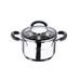 MASTERPRO Hrnec s poklicí nerez FOODIES 16 cm 1,8 litru BGMP-1504-BK