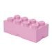 LEGO úložný box 8 - světle růžová