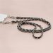 Hama Cross-Body Strap, Chain, PU Leather / Metal, silver / black