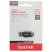 SanDisk Ultra Curve Flash Drive, 64 GB, USB 3.2