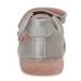 DDstep 049-68A, dětské kožené boty, šedé