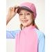 Unuo, Dětská kšiltovka s UV ochranou 50+, Růžová