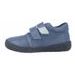 Dětská celoroční obuv Jonap BAREFOOT - modré s černou podrážkou